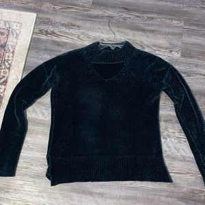 dark teal sweater